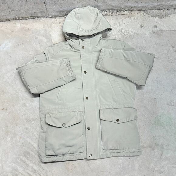 London Fog Heritage Jacket Womens Medium Gray Long Sleeves Front‎ Pockets Hooded - Picture 6 of 11